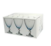 H&H Set 6 Splendor Sky Water Glass Goblets 25 Mobiliario de mesa