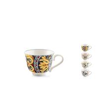 H&h set 6 tazze caff faenza cc 90