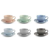 H&h set 6 tazze t loft assortite cc220