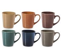H&H Set 6 Tazze Te Tierra Assortite Cc 200