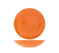 H&H Set De 12 Platos Fondos En Stoneware Ibiza Asortidos De 21 Cm