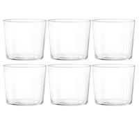 H&H Set de 6 Vasos de Vino Starck - 270 ml - Vidrio Ultrafino y Transparente - Diseño Moderno y Elegante - Apto para Lavavajillas
