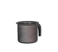 H&H Stone Grey - Hervidor de leche de aluminio con revestimiento antiadherente Stone, 12 cm