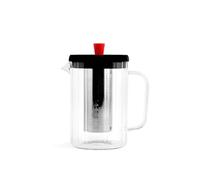H&H Teiera In Vetro Borosilicato Con Filtro Lt 1