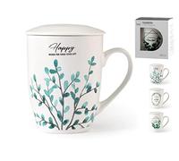 H&H Tisaniera Con Filtro in New Bone China Botanic Cl38