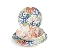 H&h servizio tavola 18 pezzi maya bay