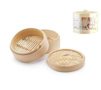 H&h Vaporizador, Cesta Para Cocción Al Vapor, 2 Niveles