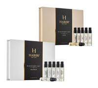 H Habibi Womens & Oud Collection Discovery Set - Perfumes for Women Arabian Perfume for Women Perfume Sampler para mujeres 10 mini aerosoles (2 ml ca