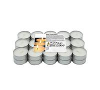 H HANSEL HOME 30-500 Velas de Te - Tealight - Blancas - Sin Perfume (30 Velas)
