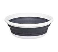 H HANSEL HOME Barreño de Silicona, Cuenco de Lavado Redondo, Tina plegable, para Fregadero para Casa, Camping, Viaje, 38 x 13,5 cm