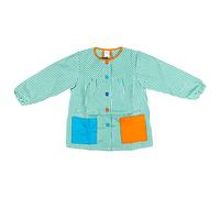 H HANSEL HOME Bata Escolar Infantil Multicolor Baby Infantil de Cuadros - (2-3 años, Verde)