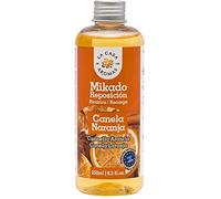H HANSEL HOME Mikado Reposicion 250 Ml Sin Varillas (Canela Naranja, 1 Pc)