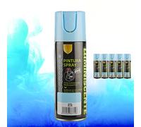 H HANSEL HOME Pintura Spray Brilla en la Oscuridad Tinta Luminiscente Multisuperficie Azul 200ml - Pack de 6 Unidades