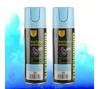 H HANSEL HOME Pintura Spray Brilla en la Oscuridad Tinta Luminiscente Multisuperficie Azul 200ml - Pack de 2 Unidades