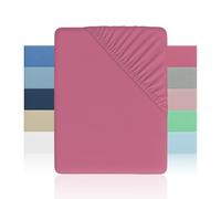 H HANSEL HOME Sábana Bajera Ajustable Cama 90 - Altura 28cm - Microfibra Suave y Transpirable - Sábanas Bajeras Ajustables - Sábana Bajera 90x190/200cm - Fucsia