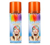 H HANSEL HOME Spray Pelo Color Temporal - Fácil de Lavar, Brillo Deslumbrante para Todo Tipo de Cabello, Oro Rosa, 125ml x 2 unidades