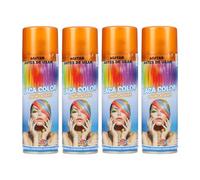 H HANSEL HOME Spray Pelo Color Temporal - Fácil de Lavar, Brillo Deslumbrante para Todo Tipo de Cabello, Bronce, 125ml x 4 unidades