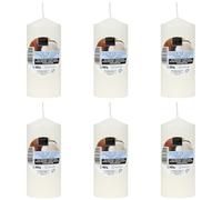 H HANSEL HOME Vela Taco Perfumada, 25 Horas de Duración, 11 x 4,7 cm, Velas Blancas, Dulce de Coco 140g x 6 unidades