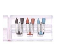 h Herramientas rotativas y kits de ángulo de contra, 3 formas con granos codificados por colores, para taladro eléctrico de 10000-15000 rpm, caja compacta de 70 x 42 x 24 mm