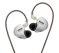 H HIFIHEAR CCA C10-Auriculares in-Ear híbridos de Cinco Conductores en Cada Lado, HiFi 4BA 1DD de Alta resolución con Conector de 3,5 mm Chapado en Oro, Cable Desmontable de 2 Pines y Auriculares