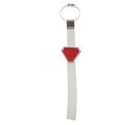 H HILABEE Estática Estática del Coche, Correa De Tierra Antiestática De Plata De La Correa del Cable De Tierra, Tira Reflexiva Estática Anti Segura 32.5cm - Rojo