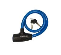 H Himprox Candado Bicicleta Antirrobo 60cm - Cable de Acero Reforzado con Revestimiento Impermeable, Cerradura de Seguridad con 2 Llaves, para Bici, Moto, Patinete Eléctrico y Scooter