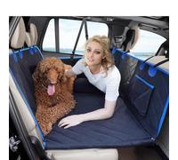H HOH-Tech Extensor de Asiento Trasero para Perros, Funda de Asiento de Coche de Parte Inferior Dura para Cama de Asiento Trasero, Hamaca antiarañazos para Viajes en Coche, Almohadilla portátil para
