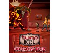 H Hotels Coloring Book: 50+ Creepy Cartoon Coloring Pages with Haunted Rooms, Monsters, and Spooky Nights