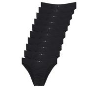 H.I.S 378798 Ropa Interior, 10x Negro, L (Pack de 10) Hombres