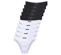 H.I.S Basic Ropa Interior, Negro, Blanco, XXXL (Pack de 10) Hombres