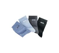 H.I.S Calcetines azul / azul claro / gris moteado / negro, Talla 39-40