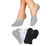 H.I.S Calcetines invisibles gris / negro / blanco 35-38 EUR