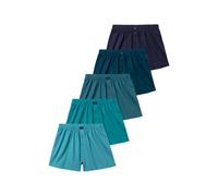 H.I.S Calzoncillo boxer azul / turquesa / petróleo, Talla M-L