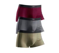 H.I.S Calzoncillo boxer gris / caqui / rojo L-XL gris / caqui / rojo