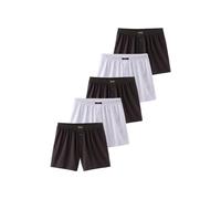 H.I.S Calzoncillo boxer negro / blanco, Talla XL