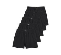 H.I.S Fh-50wb Bóxer, Negro, XL (Pack de 5) Hombres
