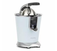 H.Koenig AGR86 - Exprimidor eléctrico de naranjas profesional de 160 W, palanca y azul pastel, sistema antigoteo, sin BPA, piezas aptas para lavavajillas