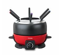 H.Koenig ALP1800 - Fondue, capacidad de 2 l, 800 W, color rojo
