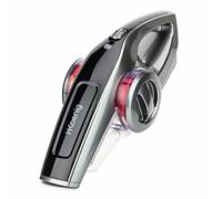 H.Koenig Aspirador de Mano Ciclónico Sin Cable TCP85, Autonomía 15min, 0.8 L, Filtro HEPA, Potente 85W, Eficiente, Incluye cepillo y boquilla para juntas 2 en 1 para muebles, mesas, estanterías, coche