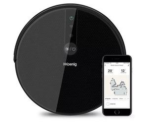 H.Koenig Aspiradora robótica SWRC130 - Negra