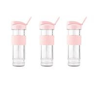 H.KOENIG BTL12 - Kit de botellas para Mini-BLENDER SMOO12, color rosa