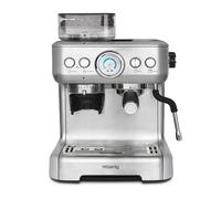 H.Koenig Espresso machine with grinder EXPRO980, 2.7L, 250g bean reservoir, 15 grind sizes, Italian pump, Customizable dosage for 1 or 2 cups, Thermoblock, Pressure 20 bars