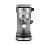 H.Koenig Professional Cafetera Espresso Automática Presión 20 Bar EXP820, Acero inox, Portátil, Sistema Thermoblock, 1.1L, Bomba barómetro, Calienta tazas, Espumador a vapor, Cafés y bebidas lácteas