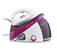 H.Koenig Centro de planchado de vapor 6 bares V26 potente Vapor continuo de r 150 g/min, Autonomía ilimitada, Vapor vertical, Suela cerámica EasyGlide, Potente 2400W 1,1L Anti-incrustaciones