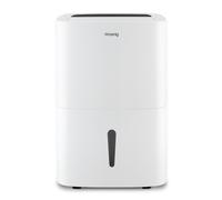 H.Koenig Deshumidificador de aire portátil DSH520, 20L/día, mando a distancia, temporizador de 24 horas, para habitaciones de hasta 25m², depósito de 5L, silencioso, 400W