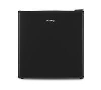 H.koenig FGX470 Mini Nevera Compacta con Puerta Reversible, Termostato Ajustable 45L Negra