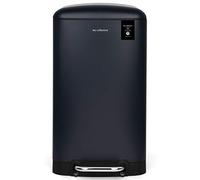 H.Koenig Les Collectors Cubo de Basura con Pedal, Metal, Bleu Foncé, 40 L