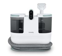 H.Koenig Limpiador Textil con Agua Caliente TWT88, Depósito Doble 1600mL y 950mL, Caudal de Agua 290mL/min, Temperatura hasta 60°C, 2 Niveles de Aspiración, 1200W