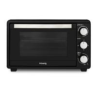 H.Koenig Mini Horno Eléctrico 25L FO25 Posible Multifunción Compacto Performant 1500W Programable 4 modos de cocción, 230°,Temporizador 60 min, Puerta de cristal, Rejilla de cocción