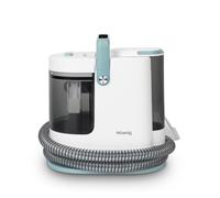 H.koenig twt99 limpiador textil con agua caliente y vapor, doble depósito extraíble, quitamanchas para alfombras, sofás, tapicerías y coches, manguera flexible 1,7 m